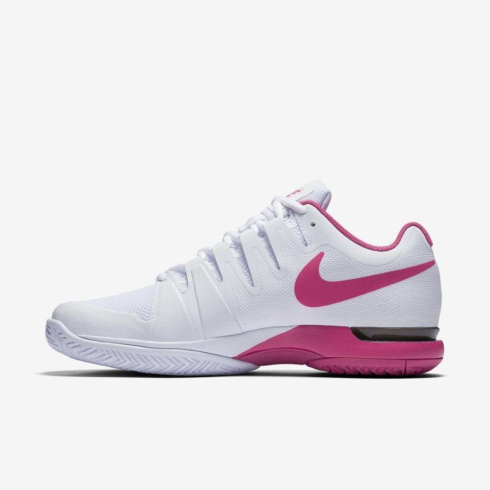 White and Pink Nike Zooms